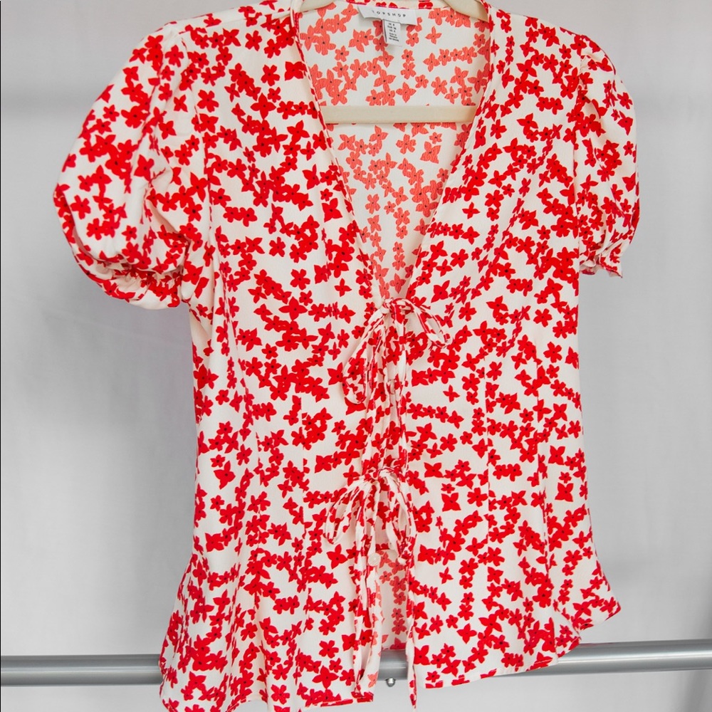 Floral TopShop Blouse